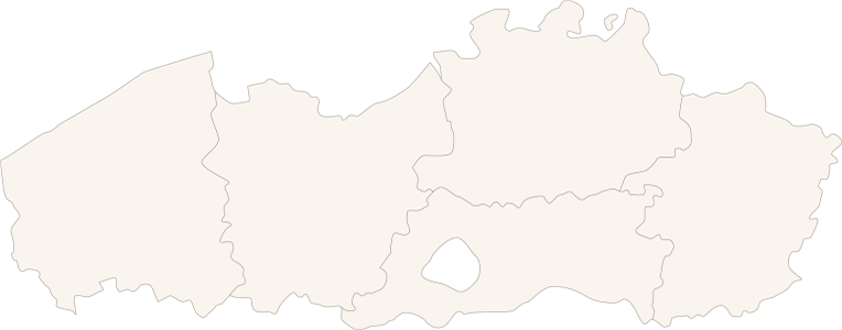 Kaart Vlaanderen